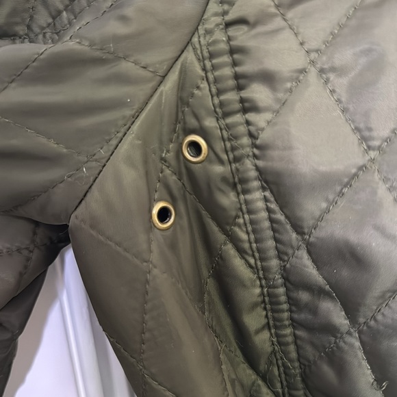 Vince Camuto Olive Quilted Jacket - Picture 8 of 8